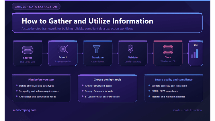 Data Extraction Steps: How to Gather and Utilize Information