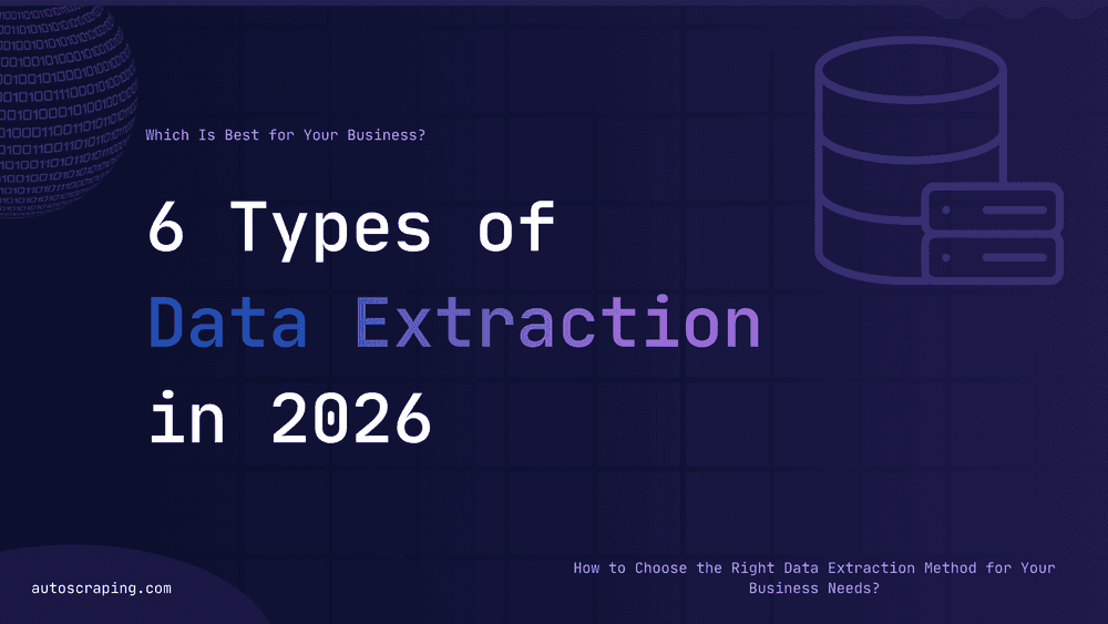6 Types of Data Extraction in 2026: Which Is Best for Your Business?